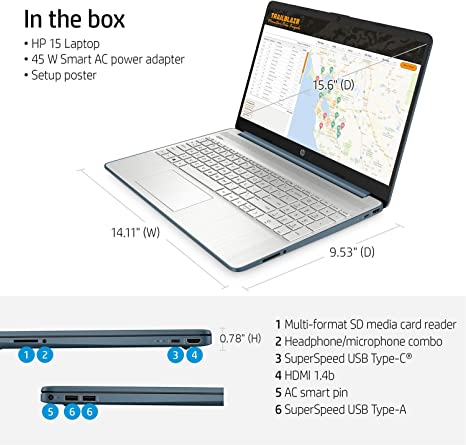 HP Pavilion 15 (2022) specifications